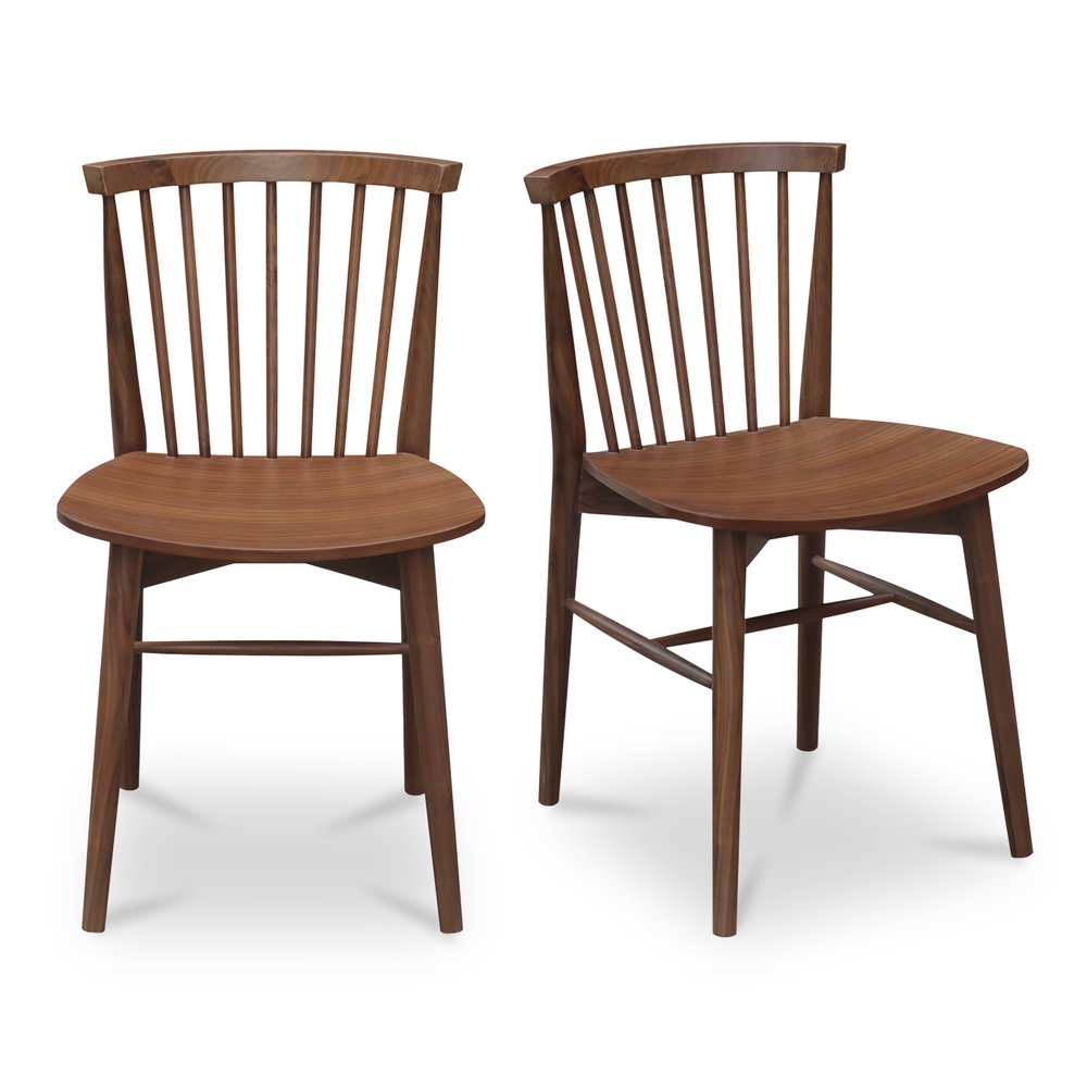 Moes Home - Marley Dining Chair Walnut-Set of 2 - FC-1013-03 view 1
