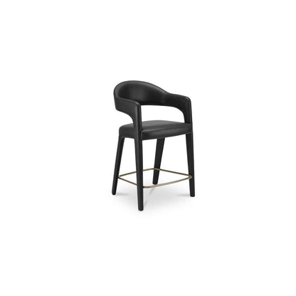 Moes Home - Martens Counter Stool Black Leather - YM-1010-02 view 3