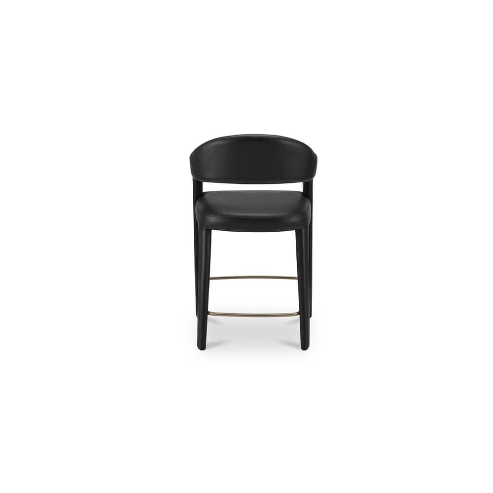 Moes Home - Martens Counter Stool Black Leather - YM-1010-02 view 5