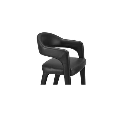 Moes Home - Martens Counter Stool Black Leather - YM-1010-02 view 6