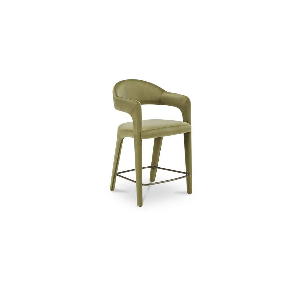 Moes Home - Martens Counter Stool Green Velvet - YM-1010-27 view 3