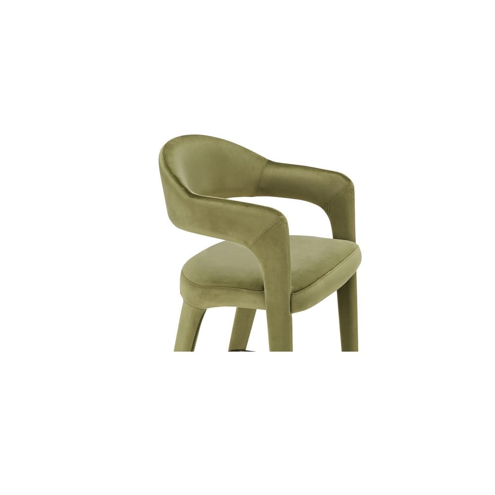 Moes Home - Martens Counter Stool Green Velvet - YM-1010-27 view 6