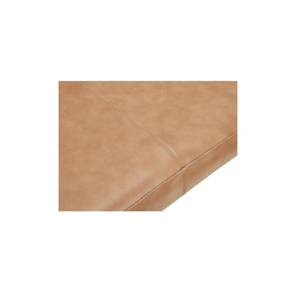 Moes Home - Martens Dining Bench Tan Leather - YM-1032-03 view 4