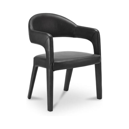 Moes Home - Martens Dining Chair Black Leather - YM-1009-02 view 3