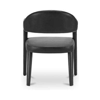 Moes Home - Martens Dining Chair Black Leather - YM-1009-02 view 5