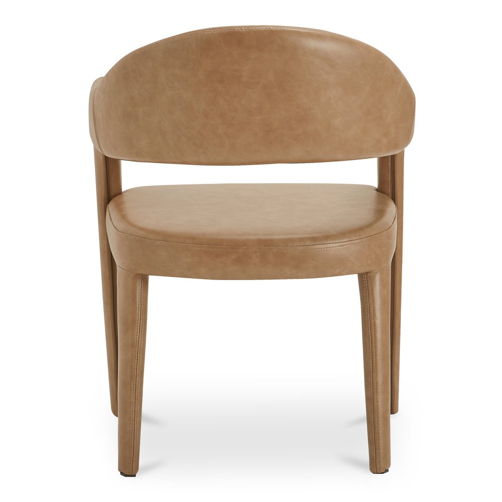 Moes Home - Martens Dining Chair Brown Leather - YM-1009-03 view 5