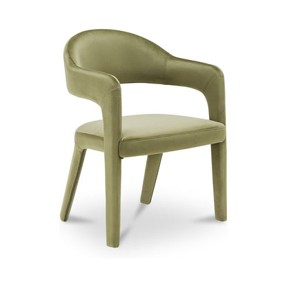 Moes Home - Martens Dining Chair Green Velvet - YM-1009-27 view 3