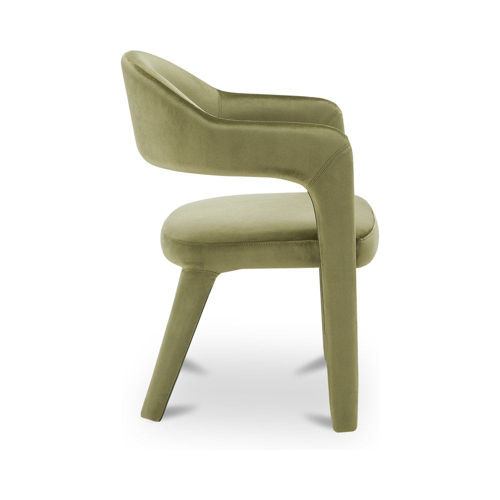 Moes Home - Martens Dining Chair Green Velvet - YM-1009-27 view 4