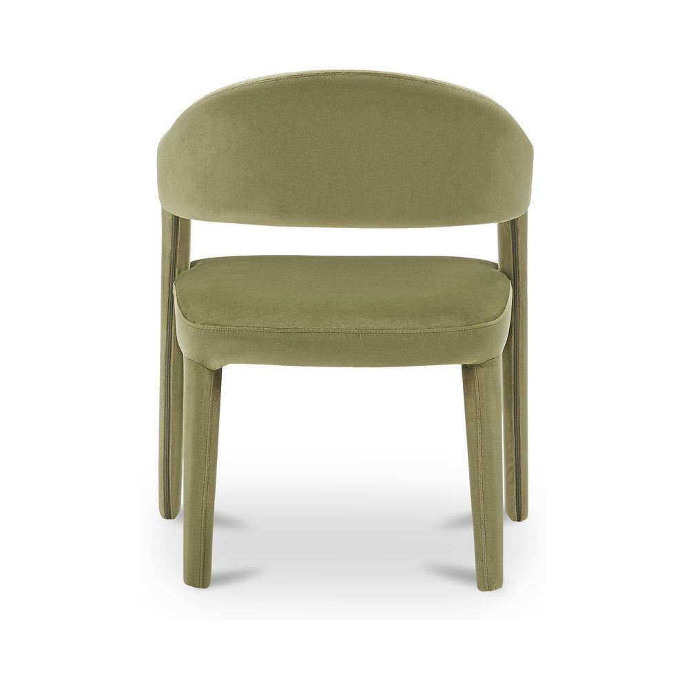 Moes Home - Martens Dining Chair Green Velvet - YM-1009-27 view 5