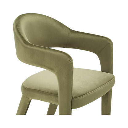 Moes Home - Martens Dining Chair Green Velvet - YM-1009-27 view 6