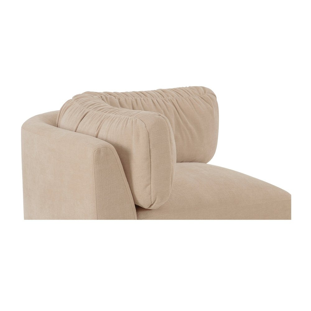 Moes Home - Matina Corner Chair Oatmeal - OA-1101-34 view 6