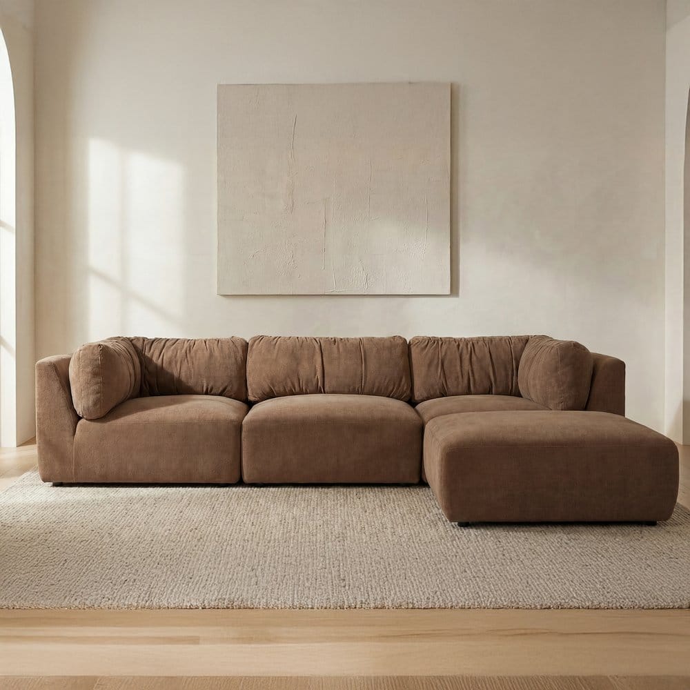 Moes Home - Matina Lounge Modular Sectional Taupe - OA-1106-39 view 9