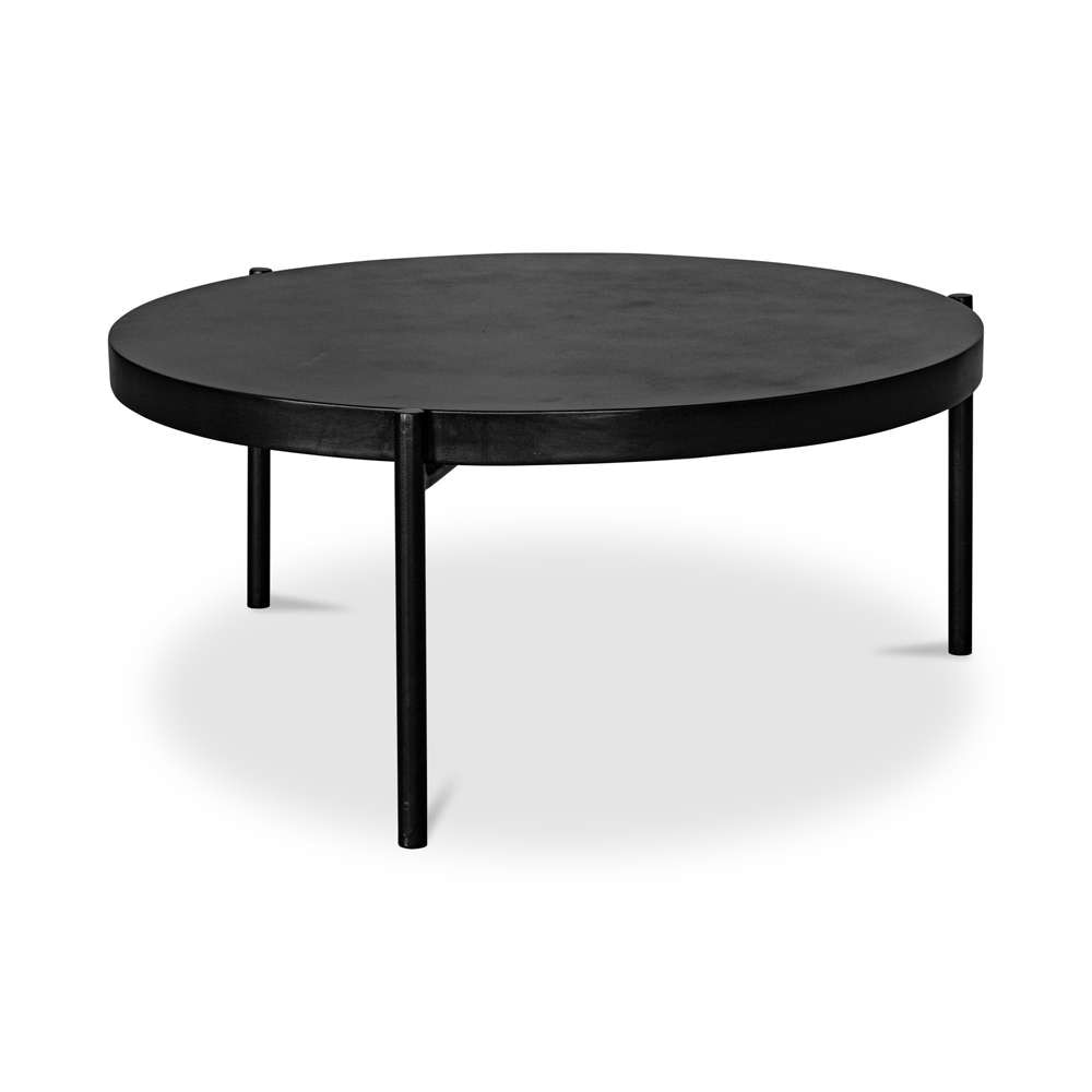 Moes Home - Mendez Outdoor Coffee Table Black - BQ-1009-02 veiw 2