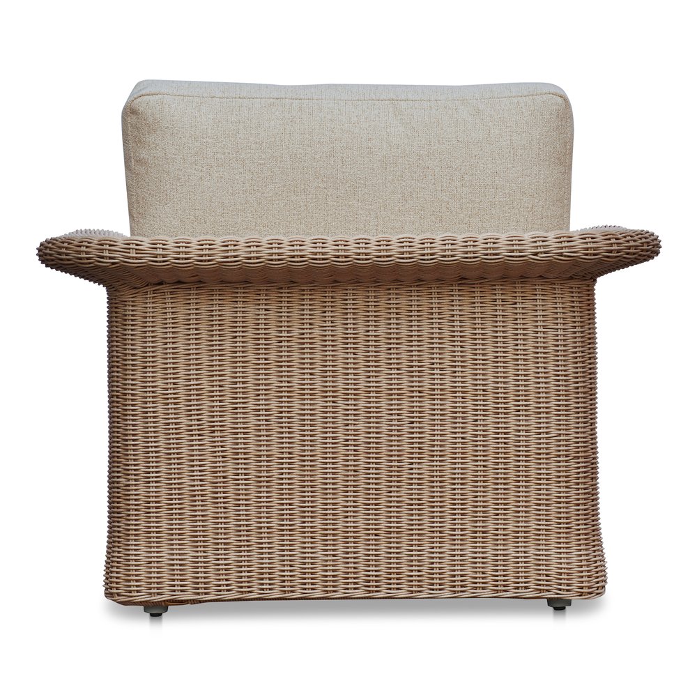 Moes Home - Meredith Outdoor Accent Chair Beige - GE-1004-34 view 4