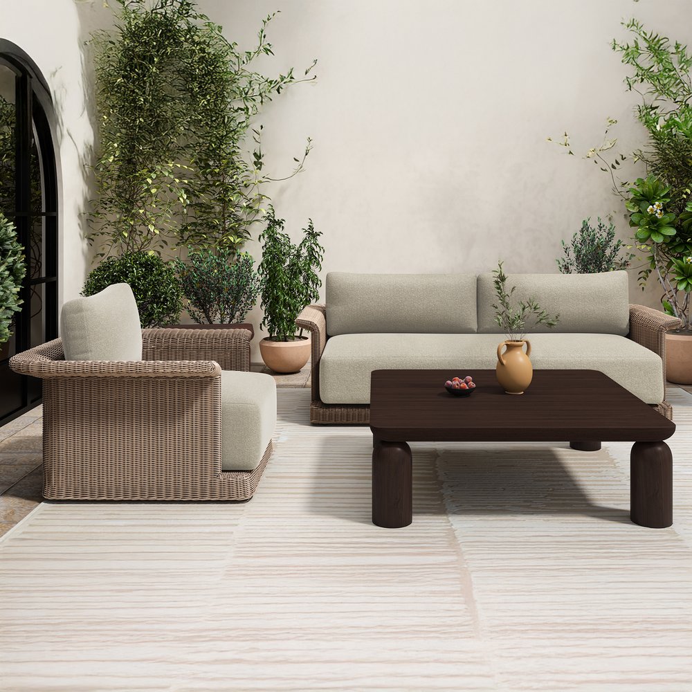 Moes Home - Meredith Outdoor Accent Chair Beige - GE-1004-34 view 9