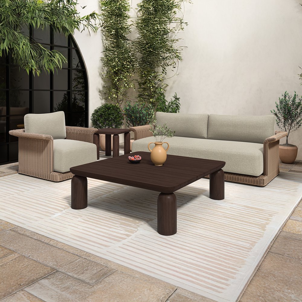 Moes Home - Meredith Outdoor Accent Chair Beige - GE-1004-34 view 10