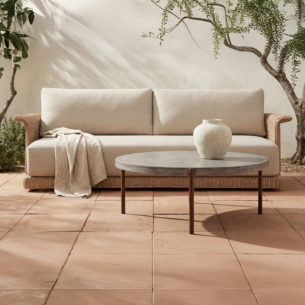 Moes Home - Meredith Outdoor Sofa Beige - GE-1005-34 view 8