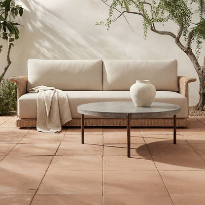 Moes Home - Meredith Outdoor Sofa Beige - GE-1005-34 view 8