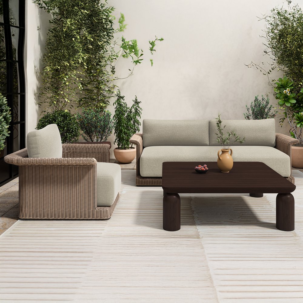 Moes Home - Meredith Outdoor Sofa Beige - GE-1005-34 view 9