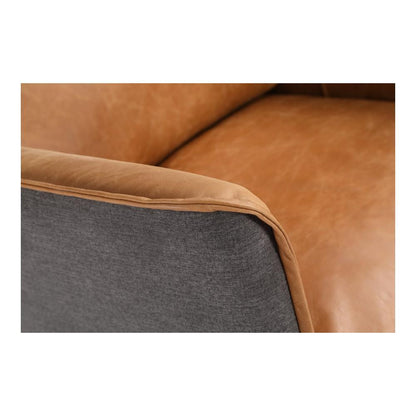 Moes Home - Messina Leather Arm Chair Cognac - PK-1096-23 veiw 5