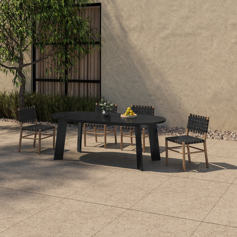 Moes Home - Mira Outdoor Dining Chair Black - CV-1026-02 view 9