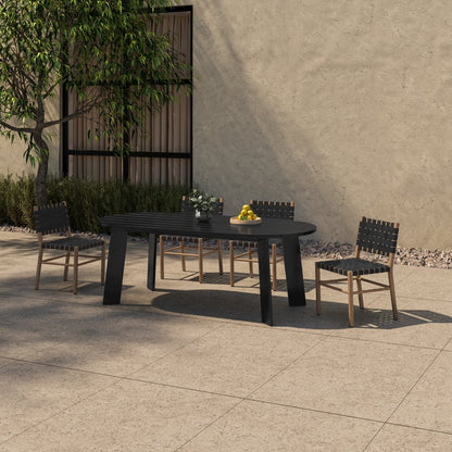 Moes Home - Mira Outdoor Dining Chair Black - CV-1026-02 view 9
