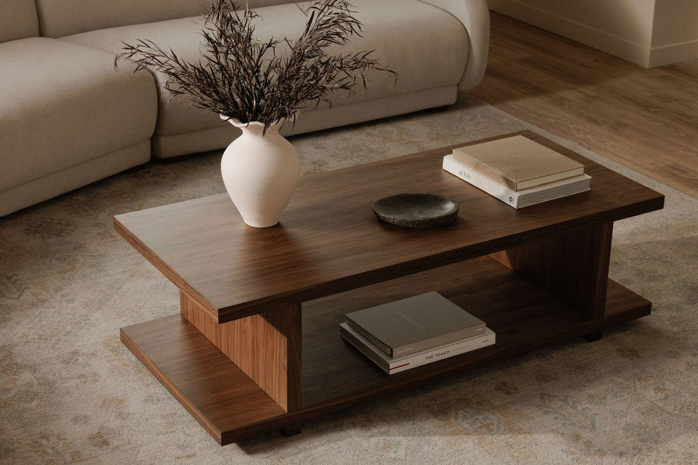 Moes Home - Miri Coffee Table Walnut - ER-2096-03 view 7