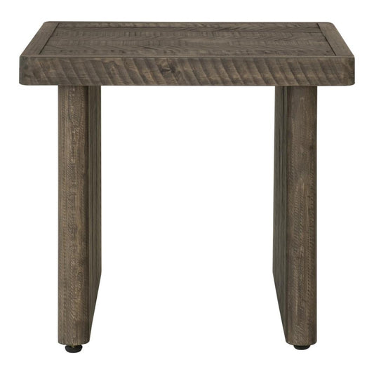 Moes Home - Monterey End Table in Driftwood - FR-1026-29 veiw 1