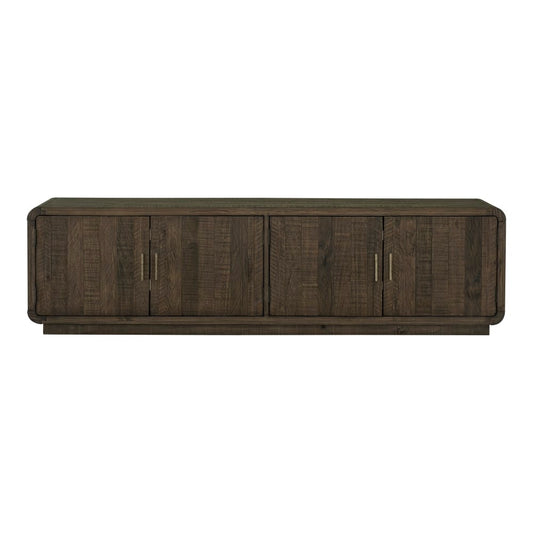 Moes Home - Monterey Media Cabinet in Driftwood - FR-1027-29 veiw 1