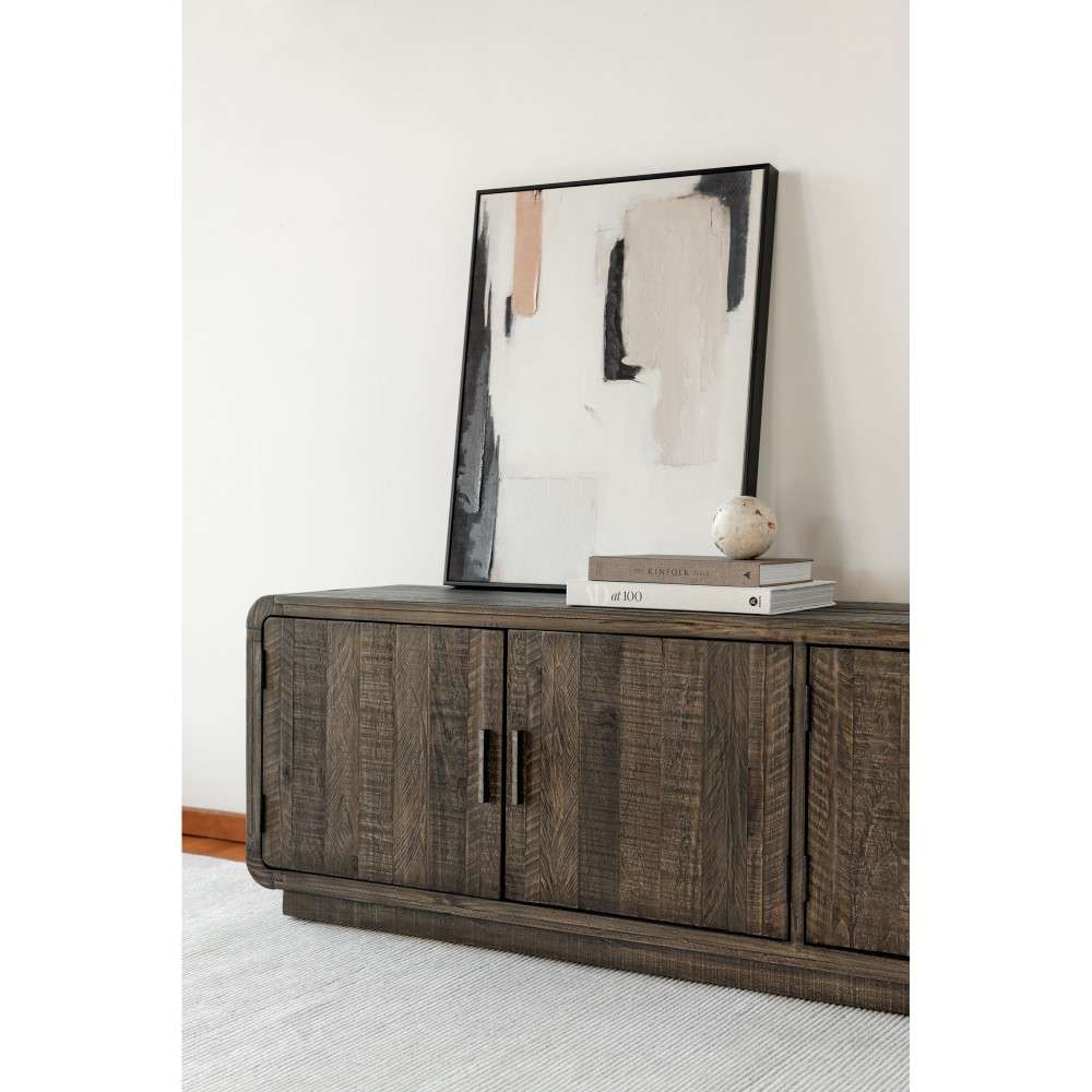 Moes Home - Monterey Media Cabinet in Driftwood - FR-1027-29 veiw 3