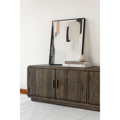 Moes Home - Monterey Media Cabinet in Driftwood - FR-1027-29 veiw 3