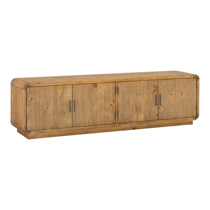 Moes Home - Monterey Media Cabinet Rustic Blonde - FR-1027-21 view 4