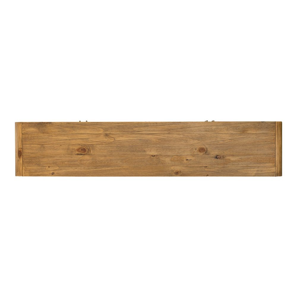 Moes Home - Monterey Media Cabinet Rustic Blonde - FR-1027-21 view 7