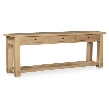 Moes Home - Morey Console Table Natural - LX-1090-24 view 3