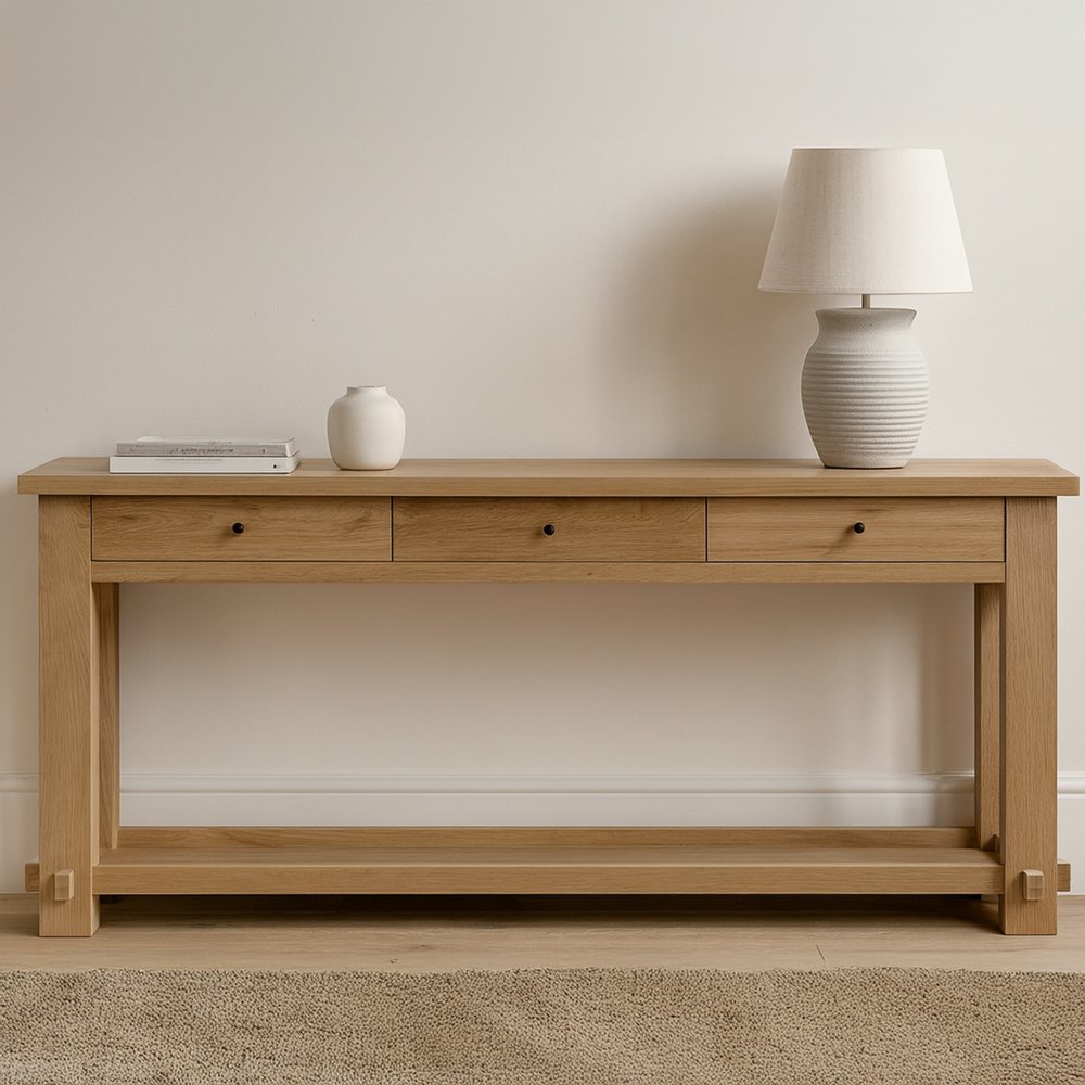 Moes Home - Morey Console Table Natural - LX-1090-24 view 7