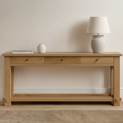 Moes Home - Morey Console Table Natural - LX-1090-24 view 7
