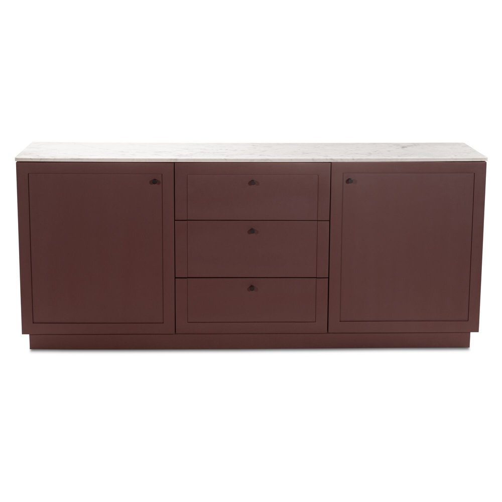 Moes Home - Nadine Sideboard Deep Burgundy - RP-1073-22 view 1