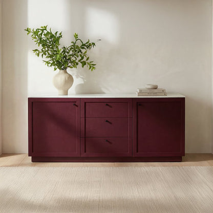 Moes Home - Nadine Sideboard Deep Burgundy - RP-1073-22 view 9