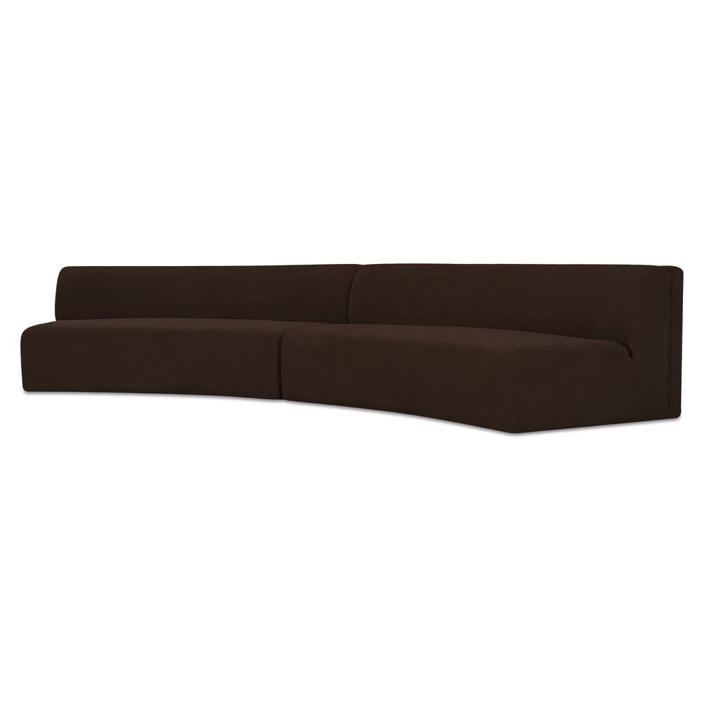 Moes Home - Naomi 2 Piece Concave Modular Sectional Dark Brown - OA-1095-20 view 6