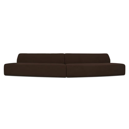 Moes Home - Naomi 2 Piece Convex Modular Sectional Dark Brown - OA-1096-20 view 2