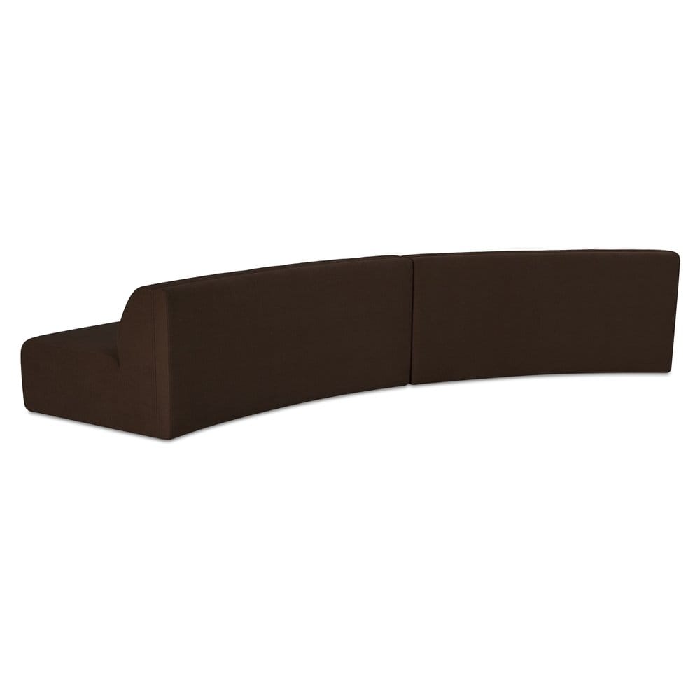 Moes Home - Naomi 2 Piece Convex Modular Sectional Dark Brown - OA-1096-20 view 3