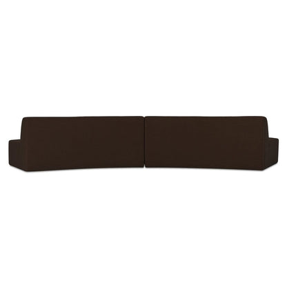 Moes Home - Naomi 2 Piece Convex Modular Sectional Dark Brown - OA-1096-20 view 5