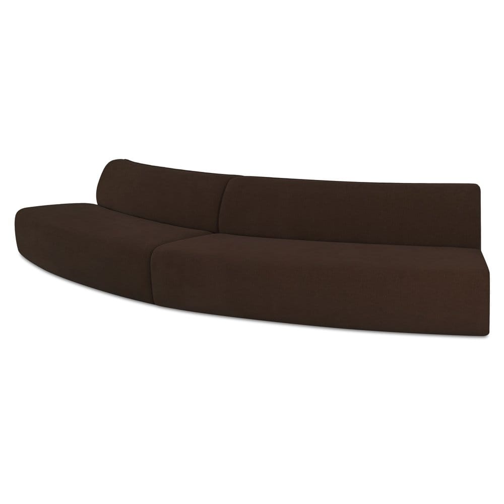 Moes Home - Naomi 2 Piece Convex Modular Sectional Dark Brown - OA-1096-20 view 6