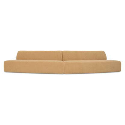 Moes Home - Naomi 2 Piece Convex Modular Sectional Golden Yellow - OA-1096-09 view 2