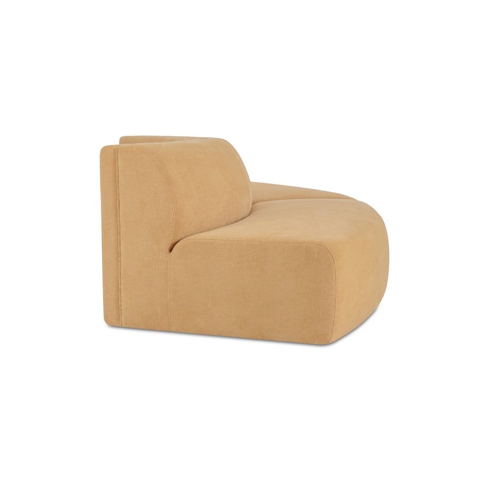 Moes Home - Naomi 2 Piece Convex Modular Sectional Golden Yellow - OA-1096-09 view 4