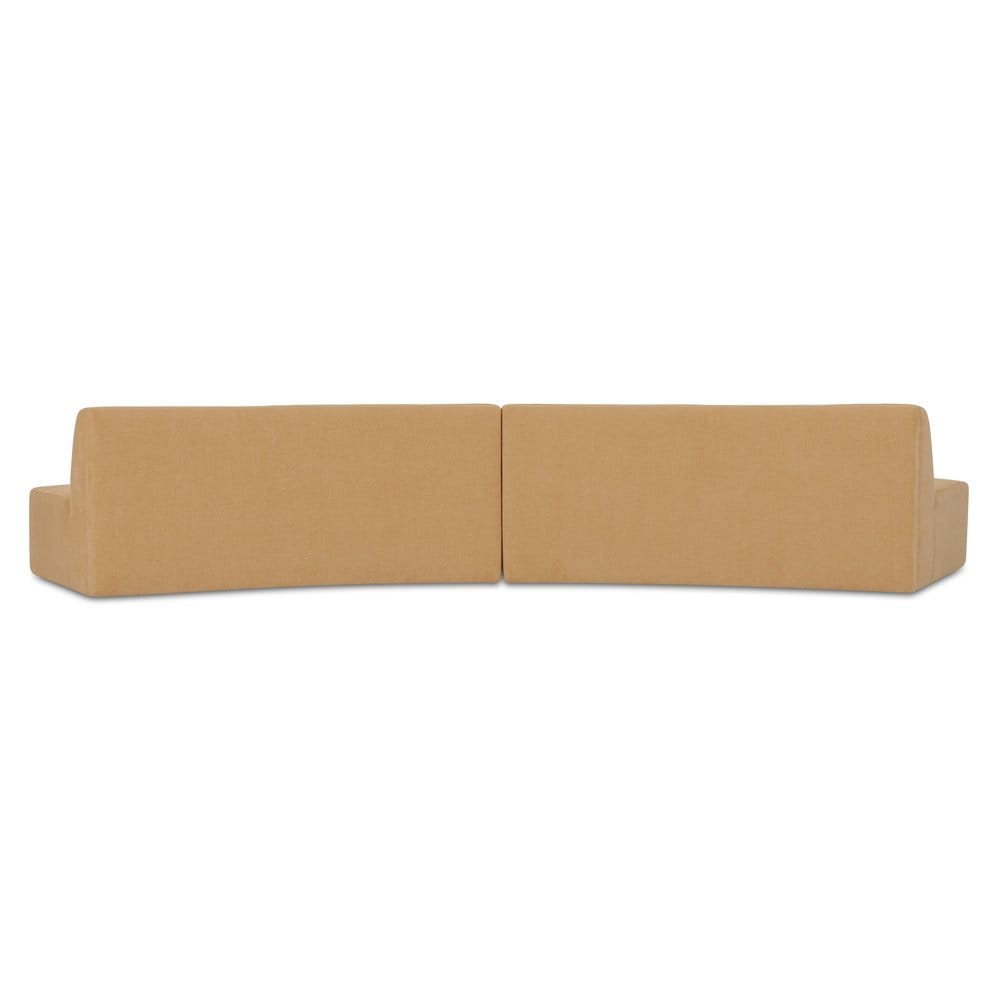 Moes Home - Naomi 2 Piece Convex Modular Sectional Golden Yellow - OA-1096-09 view 5