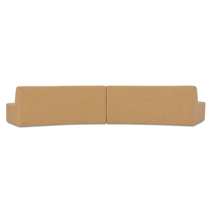 Moes Home - Naomi 2 Piece Convex Modular Sectional Golden Yellow - OA-1096-09 view 5