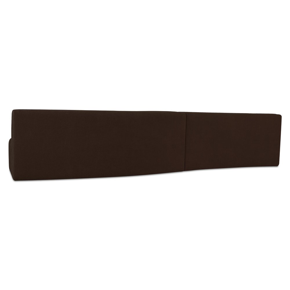 Moes Home - Naomi 2 Piece Wave Modular Sectional Dark Brown - OA-1094-20 view 3