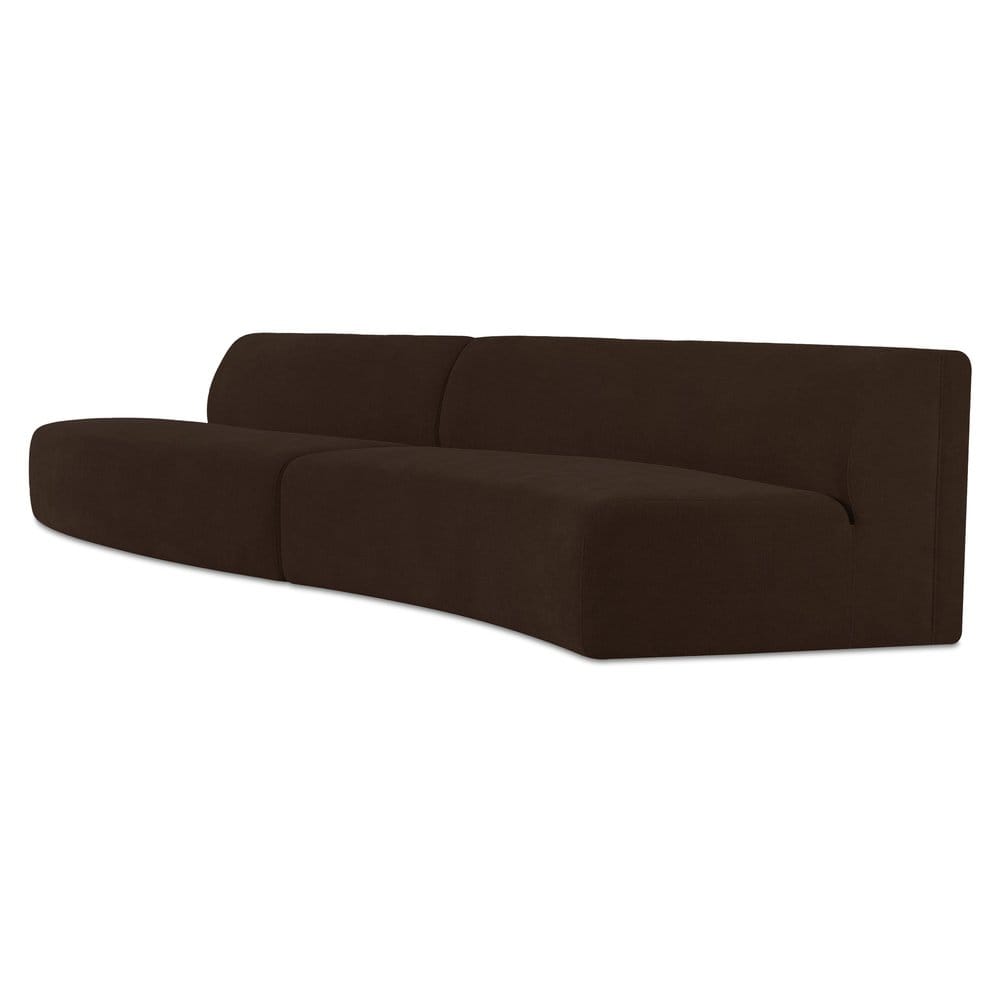 Moes Home - Naomi 2 Piece Wave Modular Sectional Dark Brown - OA-1094-20 view 4