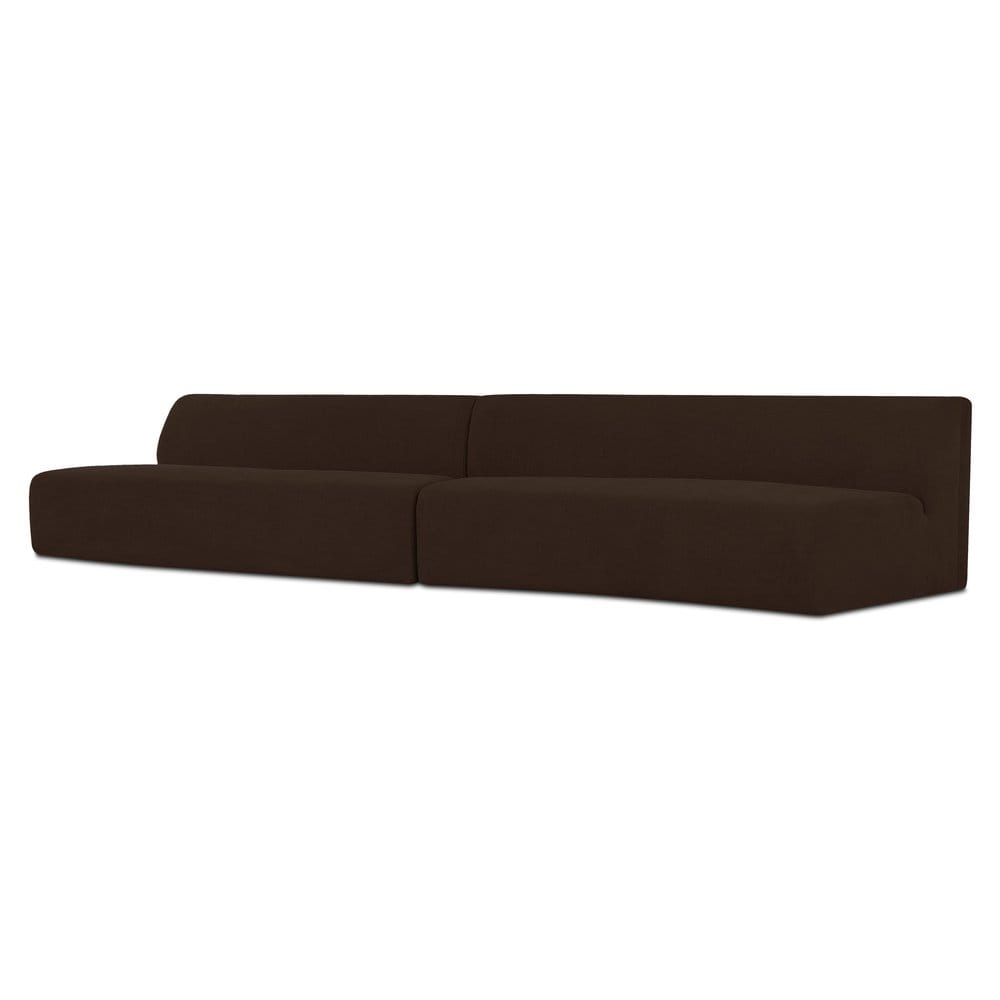 Moes Home - Naomi 2 Piece Wave Modular Sectional Dark Brown - OA-1094-20 view 6